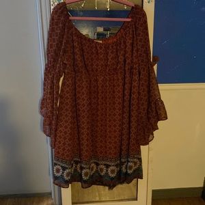 Love Squared Red Floral Dress